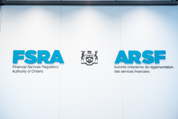 FSRA Financial Services Regulatory Authority of Ontario
